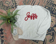 Load image into Gallery viewer, Fairbury Jeffs Embroidered Chenille Sweatshirt
