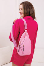 Load image into Gallery viewer, Nikki Dual Compartment Crossbody Sling Bag: Ivory
