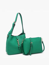 Load image into Gallery viewer, Agnes Classic Satchel w/ Press Lock &amp; Inner Bag
