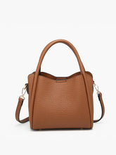 Load image into Gallery viewer, Ruby 3-Compartment Satchel w/ Dual Handles
