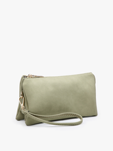 Load image into Gallery viewer, Riley Crossbody/Wristlet: Dark rosewood
