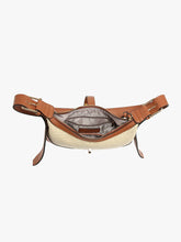 Load image into Gallery viewer, Ariana Straw Shoulder Bag: Natural/Brown

