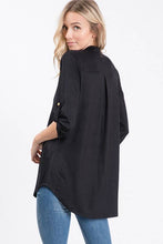 Load image into Gallery viewer, Heimish Button Sleeve Collared Top
