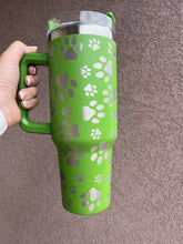 Load image into Gallery viewer, 40oz Paw Print Tumblers
