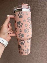 Load image into Gallery viewer, 40oz Paw Print Tumblers
