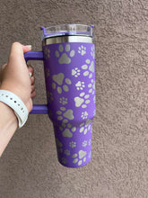 Load image into Gallery viewer, 40oz Paw Print Tumblers
