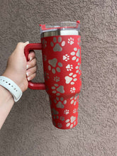 Load image into Gallery viewer, 40oz Paw Print Tumblers
