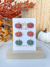 Load image into Gallery viewer, Pumpkin Studs Trio
