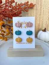 Load image into Gallery viewer, Pumpkin Studs Trio
