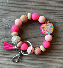 Load image into Gallery viewer, Teach Love Inspire Wristlet Keychain
