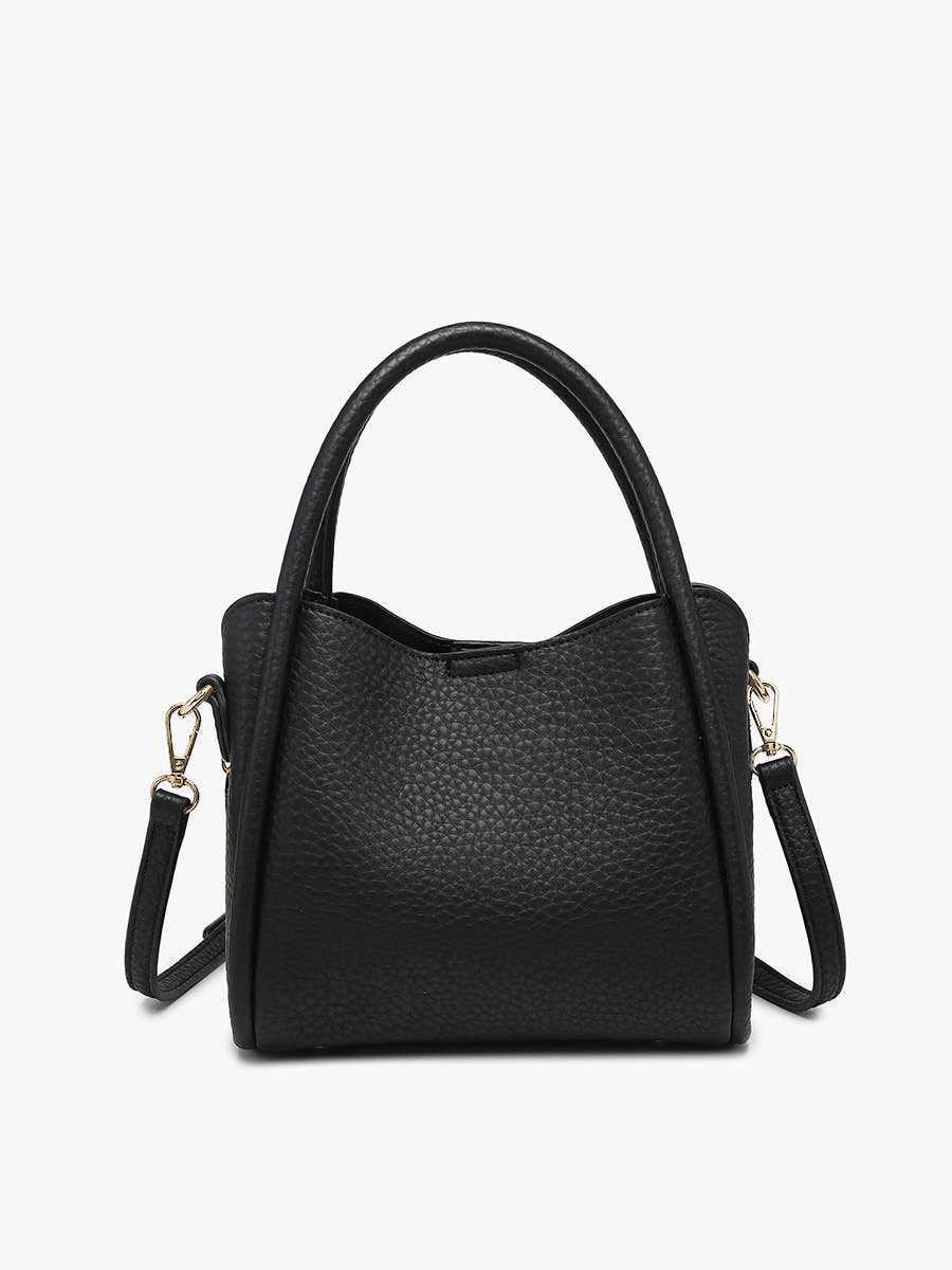 Ruby 3-Compartment Satchel w/ Dual Handles