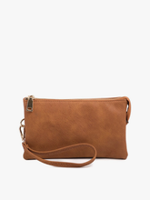 Load image into Gallery viewer, Riley Crossbody/Wristlet: Dark rosewood
