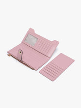 Load image into Gallery viewer, Violet RFID Fold-Out Wallet w/ Removable Card Slot: Cotton

