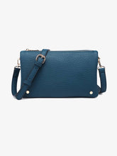 Load image into Gallery viewer, Phiona Studded Flapover Crossbody: Sand
