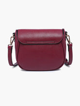 Load image into Gallery viewer, Mable Flapover Crossbody Bag: Olive

