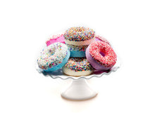 Load image into Gallery viewer, Donut Bath Bomb | Rainbow Airbrush
