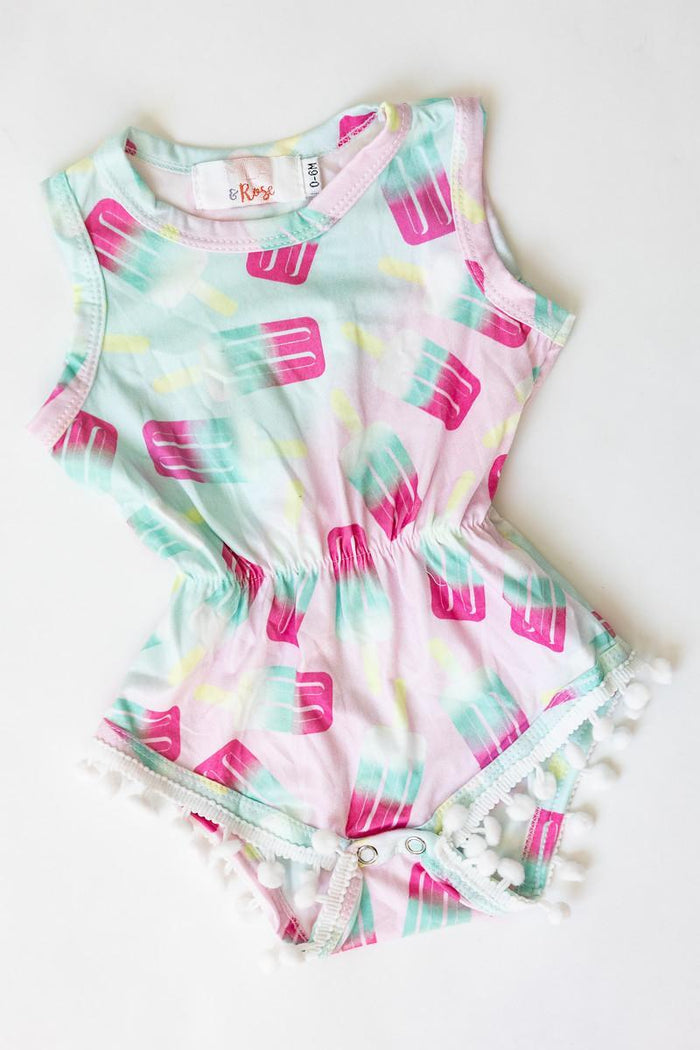 Sweet Treat Pom Pom Romper