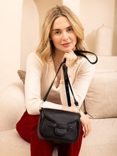 Load image into Gallery viewer, Mable Flapover Crossbody Bag: Olive
