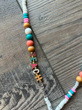 Load image into Gallery viewer, Teach Colorful Beaded Lanyard with Breakaway Clasp
