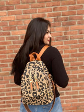 Load image into Gallery viewer, Leopard Backpack Purse
