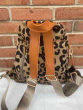 Load image into Gallery viewer, Leopard Backpack Purse
