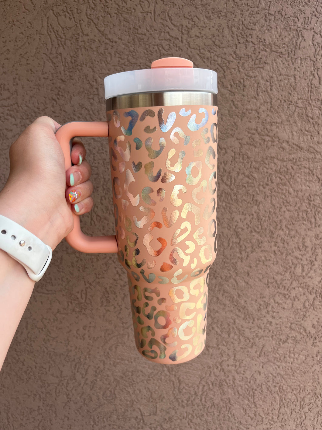 40oz Cheetah Tumbler