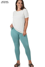 Load image into Gallery viewer, PLUS BRUSHED DTY MICROFIBER FULL LENGTH LEGGINGS
