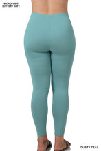 Load image into Gallery viewer, PLUS BRUSHED DTY MICROFIBER FULL LENGTH LEGGINGS
