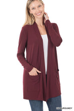 Load image into Gallery viewer, SLOUCHY POCKET OPEN CARDIGAN
