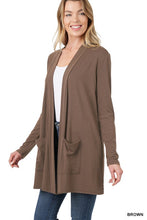 Load image into Gallery viewer, SLOUCHY POCKET OPEN CARDIGAN
