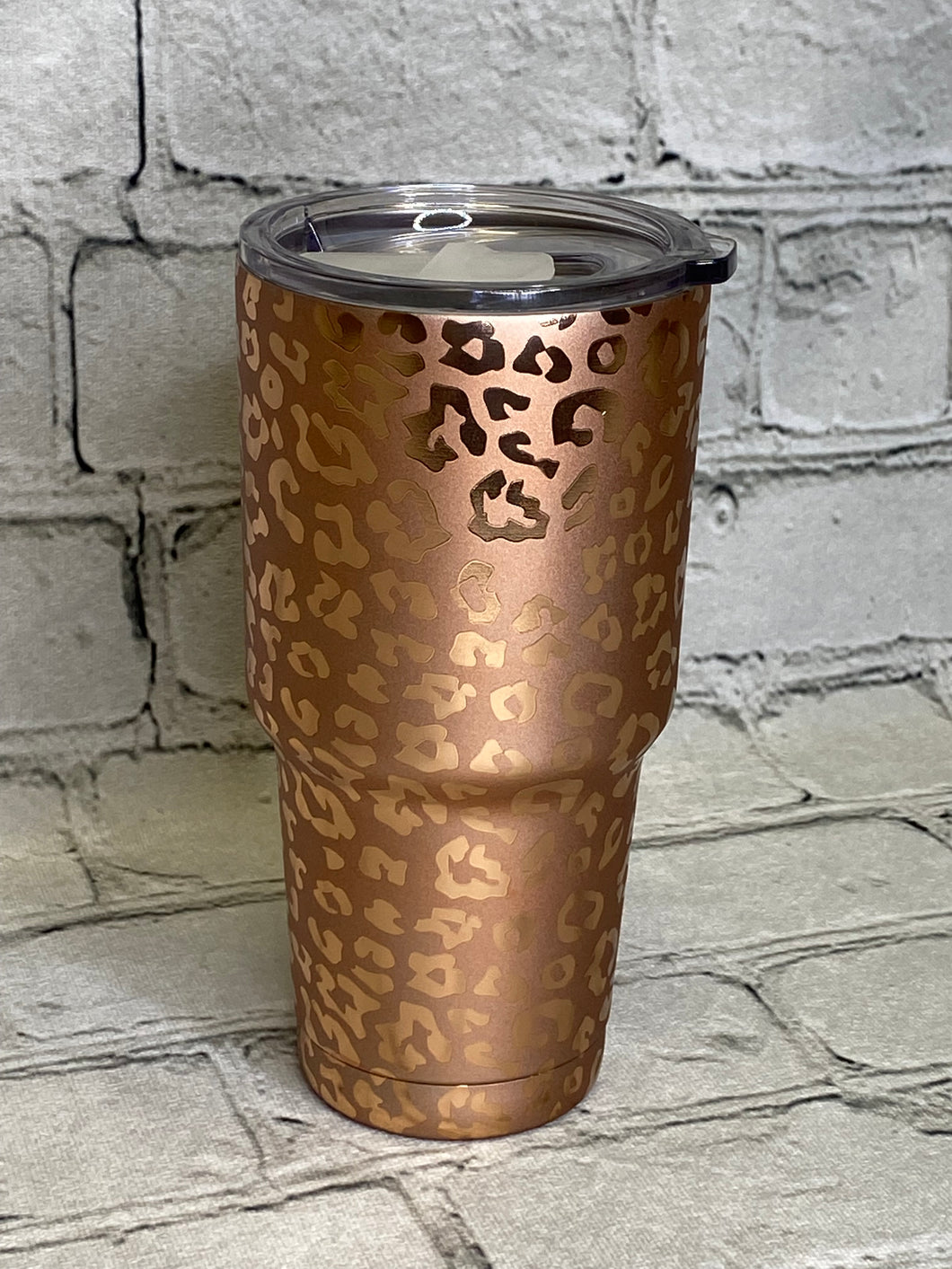 Leopard Tumbler Rose Gold Tumbler 