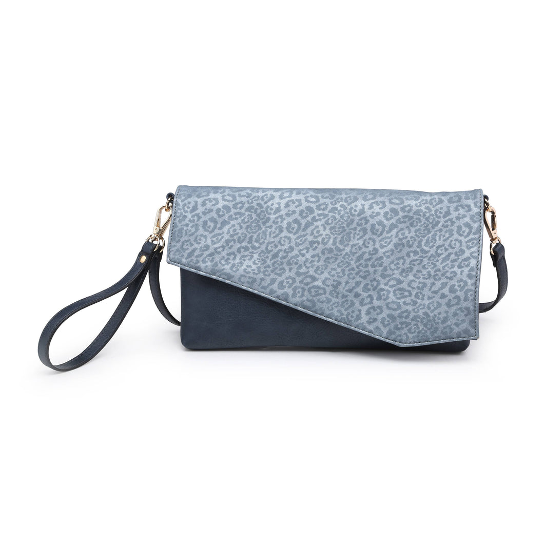 Margot Clutch w/ Animal Print Flapover